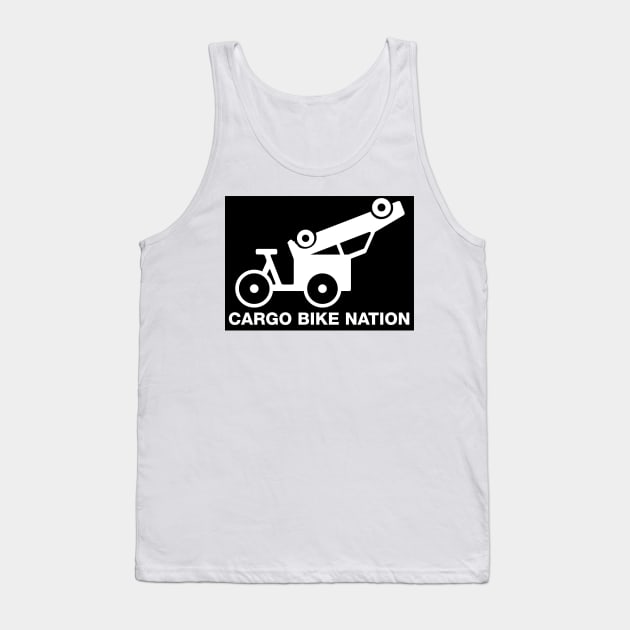 Cargo Bike Nation - Bike Carries Car Tank Top by coolville